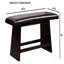 Banquette de hauteur de comptoir moderne moderne de style contemporain 1pc
