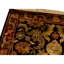 Hand-Knotted High-Quality Black and Red Area Rug