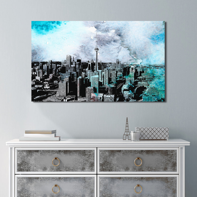 Reproduction de photo sur toile tendue toronto, H 48 po x l 28 po x P 1,5 po