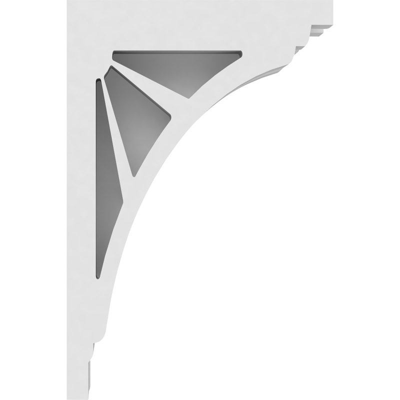 Corbeau en PVC de qualité architecturale Stanford, H 6 po x l 4 po x P 1,875 po