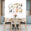 «Happy Howl-O-Ween», art mural abstrait fantaisiste et amusant-129002020