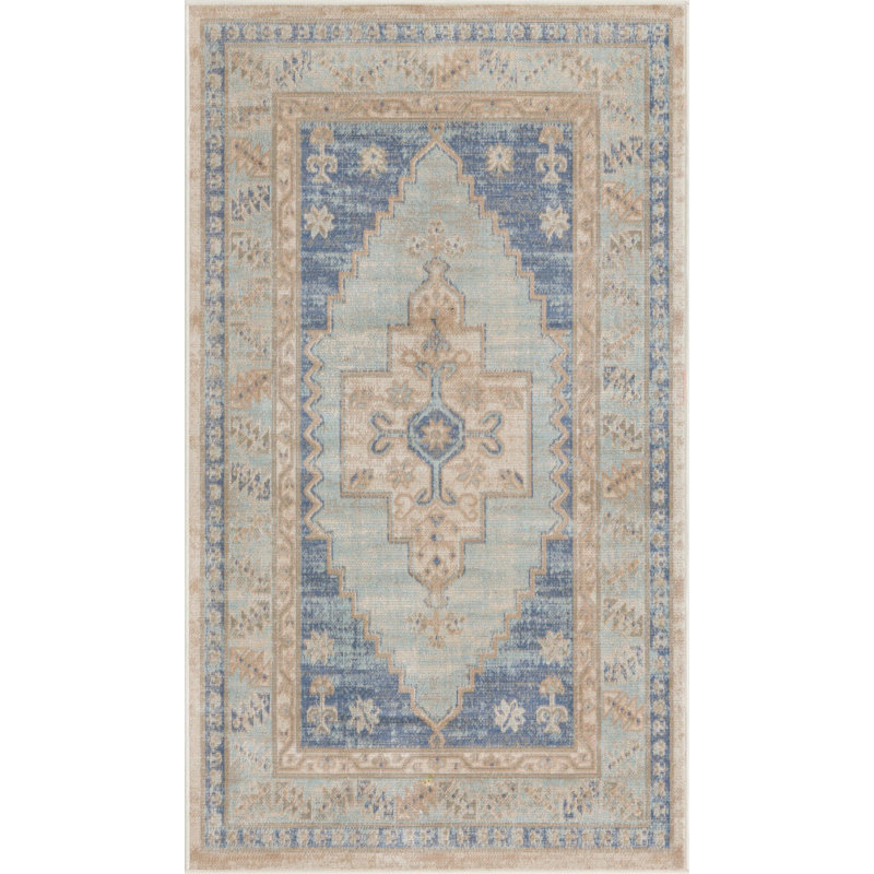 Matthei Oriental Indoor Rug, Rectangle 3' x 5'3"