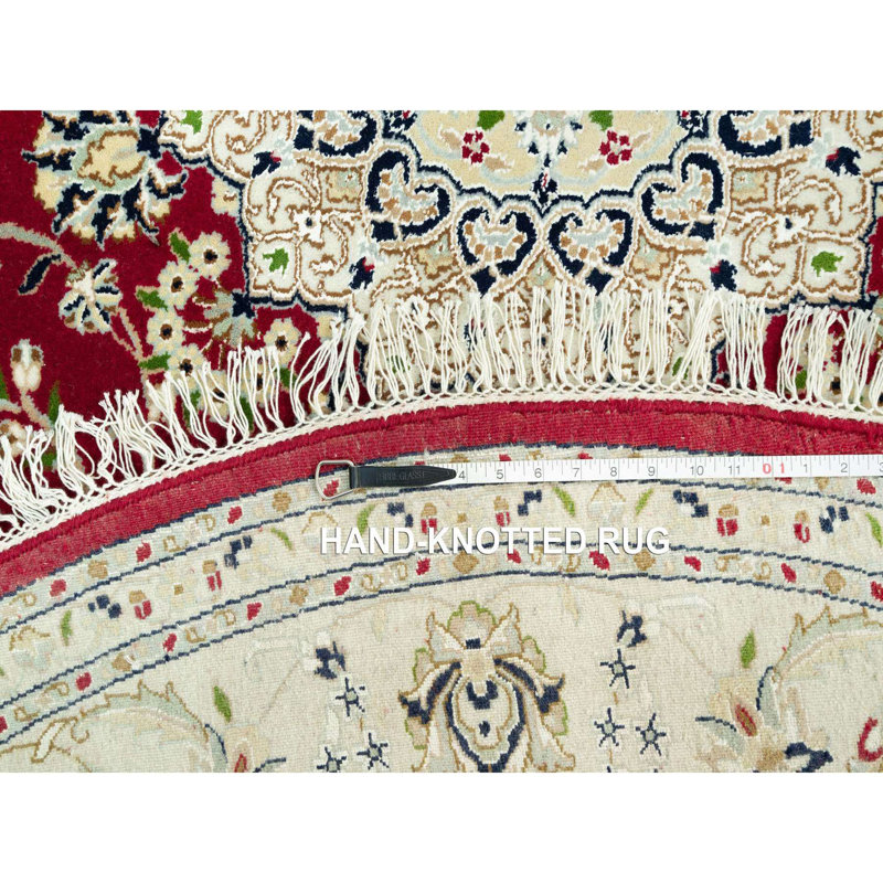 Tapis rond unique 8 pi x 8 pi Cemshid