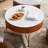 Rhuari 31.5" Multi-Functional Round Lift-Top Coffee Table with Nesting Stools