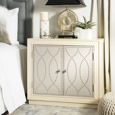 Studded Accent Cabinet
