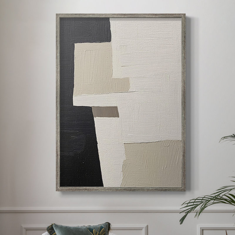 Série ABSTRACT DCLxx, reproduction encadrée - bois massif, H 11 po x l 9 po