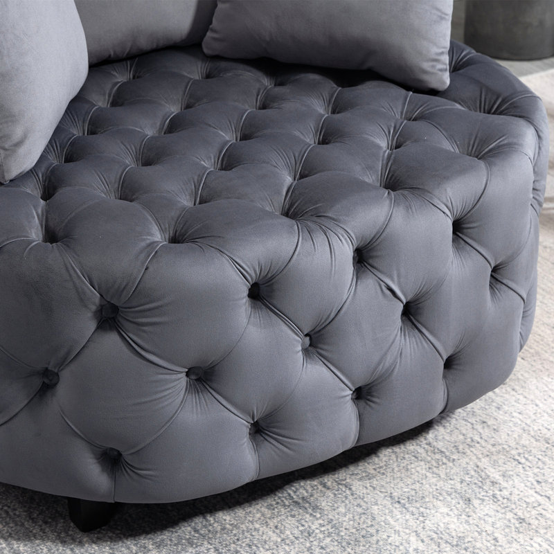 Fauteuil d'appoint / Fauteuil demi-tonneau classique