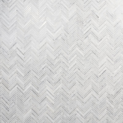 Marble Collection 0.5"" X 4"" Herringbone Natural Stone Mosaic Wall & Floor Tile -  Bond Tile, EXT3RD108389