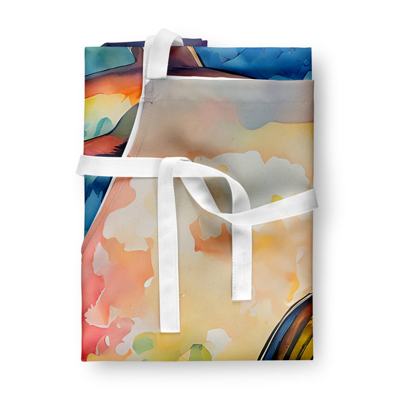 No Pattern Bib Apron