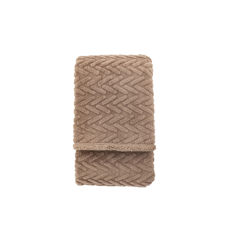 Sinquefield Throw Blanket, Taupe