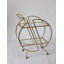 Chariots de service Gold pour chariot de service Home, avec roulettes or, L 34,5 po x l 15,2 po x H 40,1 po, métal, îlots de cuisine et chariots, or