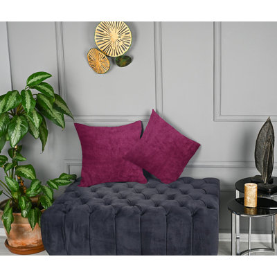 Matte Velvet Cushion Cover - 1 Pc