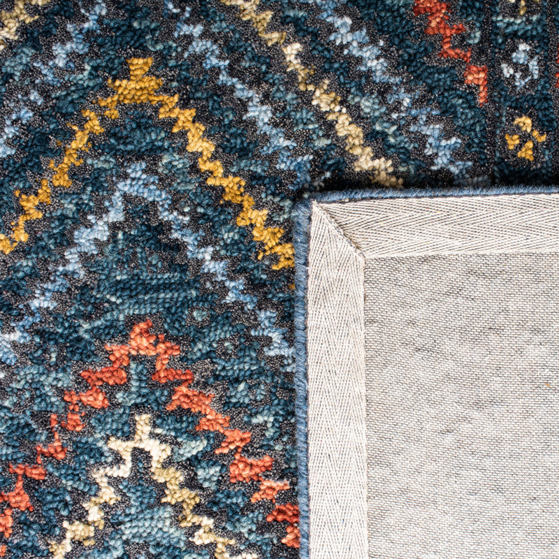 Tapis en laine touffeté à la main Illari, Carré 3 pi