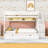 Full XL over Queen Bunk Bed with Storage Shelves and Staircase,Twin Trundle-1562812949