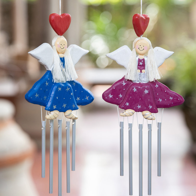 Carillons en bois et fibre naturelle Novica
