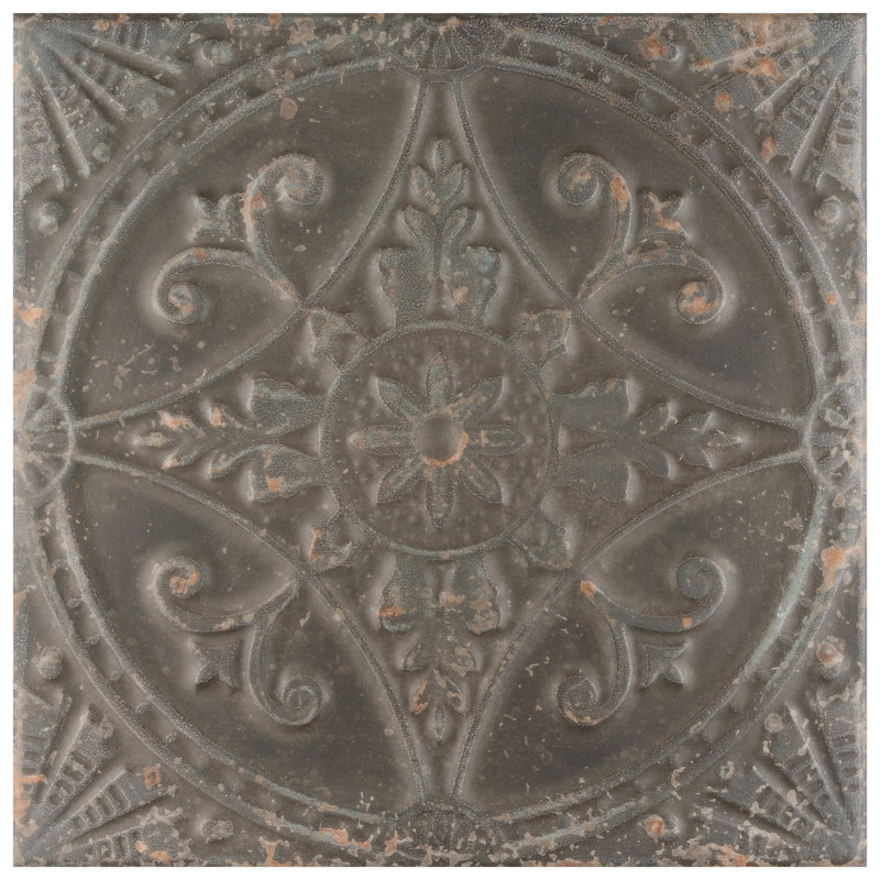Saja 13" x 13" Ceramic Patterned Wall & Floor Tile