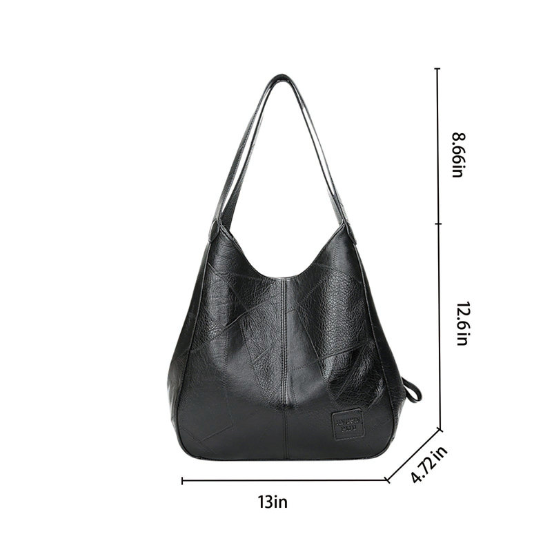 Women's Handbag Large Capacity Shoulder Handbag, Black