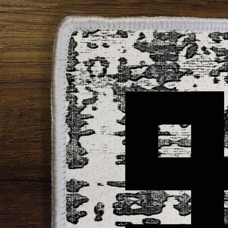 Premium Hall Carpet (3.3 x 9.8 ft), 100% Polyester, 8 mm Pile Height | Antibacterial, Non-Slip PVC Dot Underside, 650 gr/m² | Machine Washable, 3D Digital Printing | Ideal for Living Room & Entryways, Durable & Stylish Design