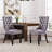 Dining Chairs, Upholstered High-end Tufted Dining Room Chair with Nailhead Back Ring-188948057-178148647-178148660