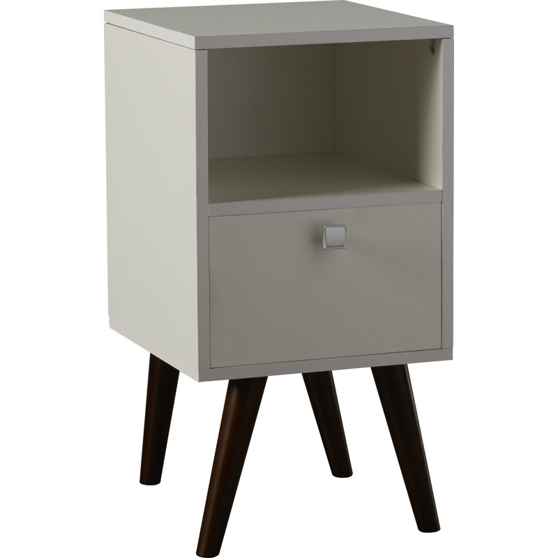 Angelica 12.99'' W Nightstand, White