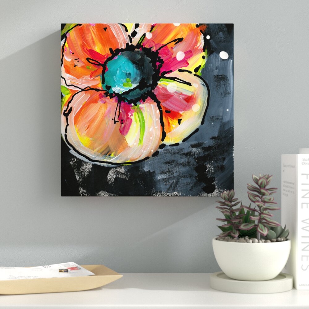 big flower wall art