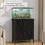 Support d'aquarium rectangulaire en métal robuste de 20 gallons avec prises de courant, capacité de 350 lb