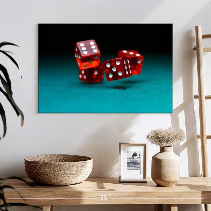 Senne Rolling Dice, 16" H x 24" W