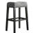 Gray Backless Saddle Seat Bar Stools, 29" Height, Of 2. Made Genuine Wood With Weathered Finish. Upholstered In Grey. Contemporary Style For Home. 18"W X 13"D 29"H. Some Assembly Needed 29". Real