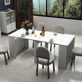 Multifunctional extendable console table