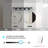 Bathroom Vanity Light - 5-Light LED, Modern Over-Mirror Bath Wall Lighting Design
