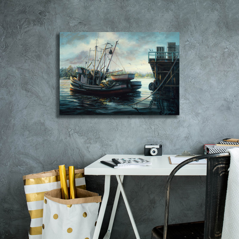  «Sparkling Fish Nets» par Nicky Boehme, art mural sur toile, 26 po x 18 po, H 18 po x l 26 po