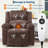 Power Lift Recliner Chair - Heat and Massage, Electric Lift Plush Recliner with Soft Padded Seat, Back Support & Armrests-1489291597