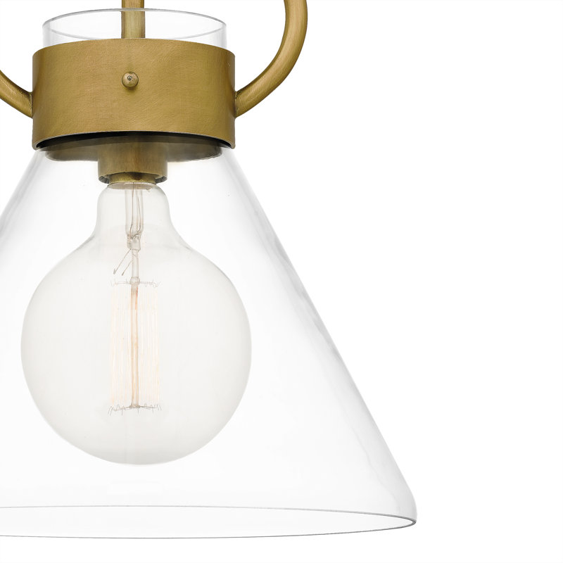 Carles Glass Semi Flush Mount