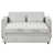 Blanc / chenille gris est en rupture de stock