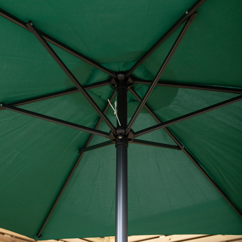Samuel Alexander Cantilever Parasol, Green, 270cm W x 270cm D