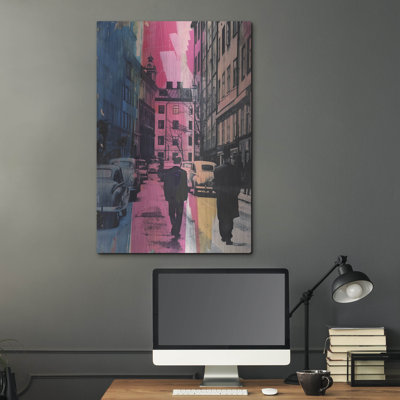 «1950s Europe» par Andreas Magnusson, art mural en métal
