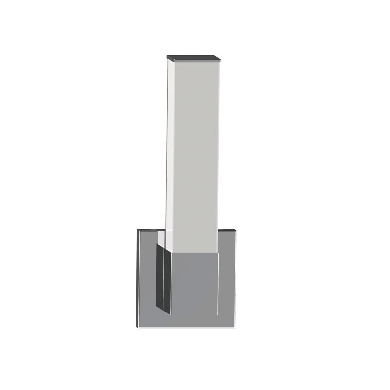 Luminaire de salle de bain Orren Ellis Led, gris