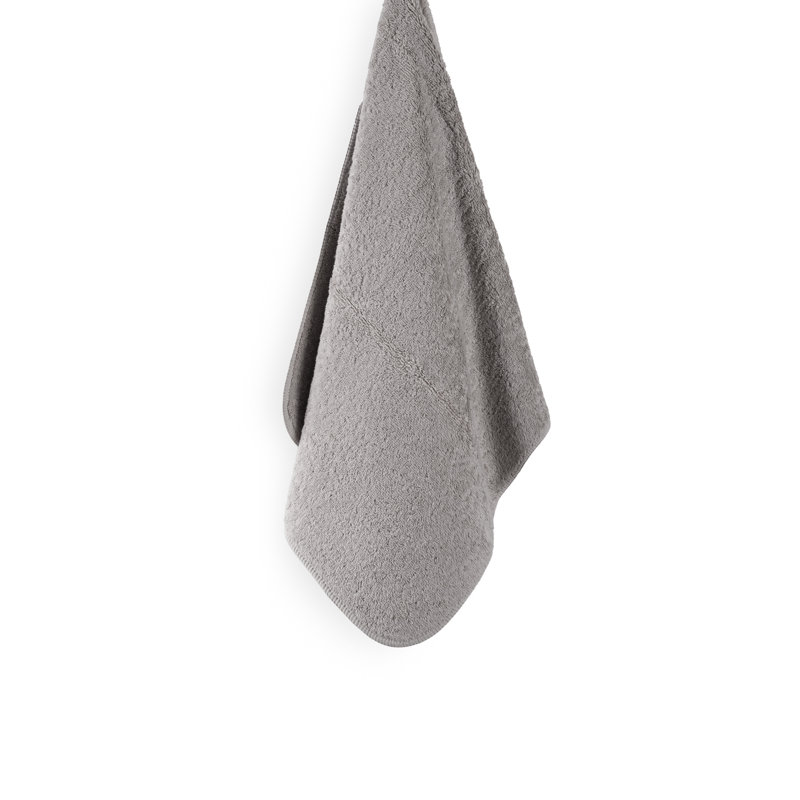 Long Double Loop Hand Towel, 18" W x 30" L, Anthracite