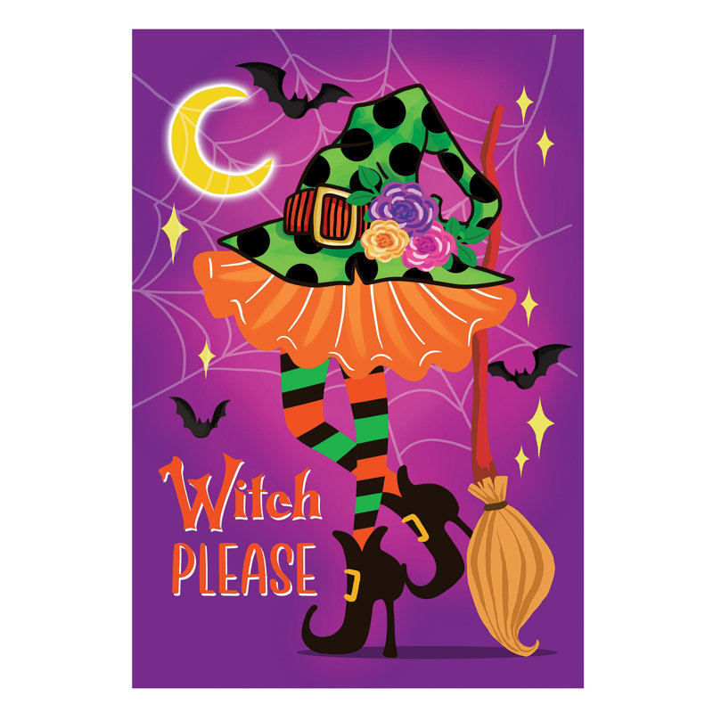 Drapeau de maison «Witchy Veuillez suède»
