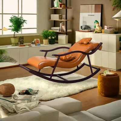 Chaise berçante de luxe fabriquée à la main
