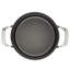 Anolon Ascend Hard Anodized Nonstick Saucepot with Lid, Induction Compatible 4 Quart