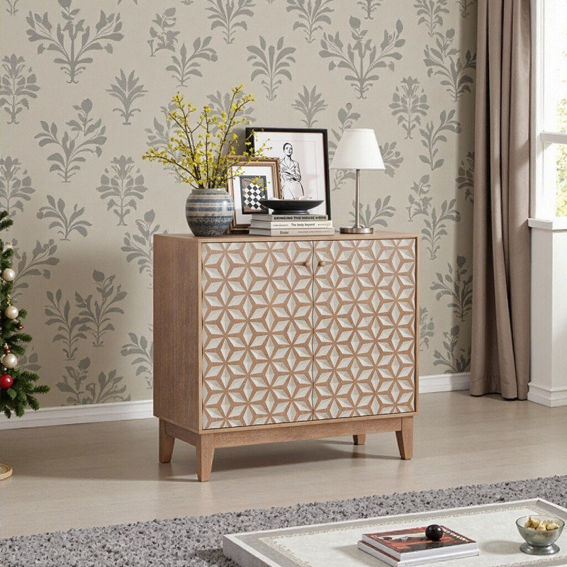 Armoire de rangement en bois 31,5 po
