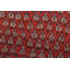 Tapis oriental rétro en laine rouge noué à la main 3 pi 6 po x 9 pi 3 po Tribal
