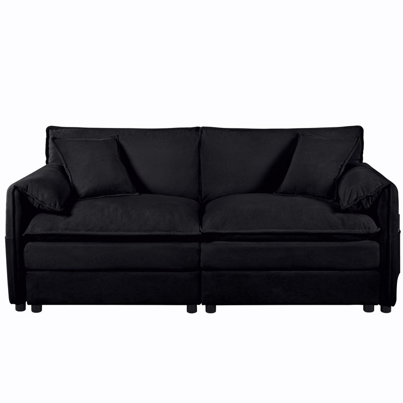 Oversized Chenille Loveseat Sofa, Oversized 2-Seater Small Cloud Couch, Modern Comfy Deep Seat Love Seat For Living Room Bedroom Office Apartment,DIY Combination