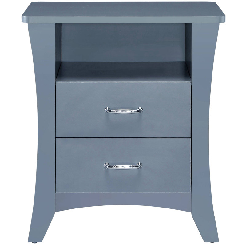 Table de bout Table de chevet moderne, Gris
