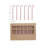Glass Candy Cane Shaped Stir Sticks