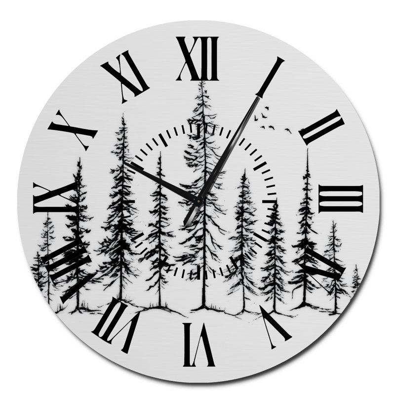 Horloge murale pin, Surdimensionné