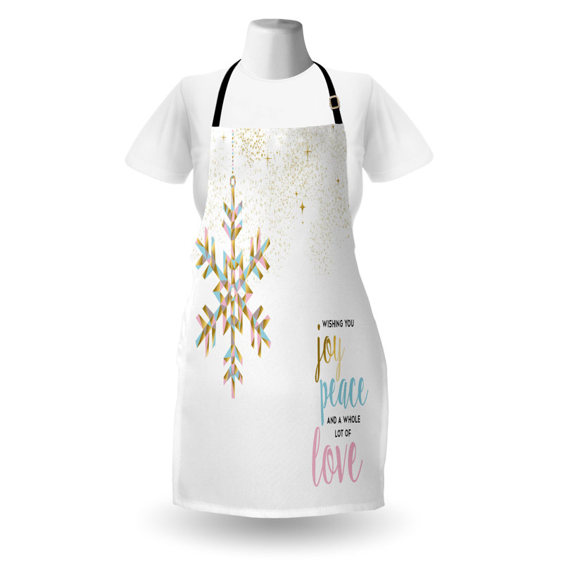 No Pattern Bib Apron