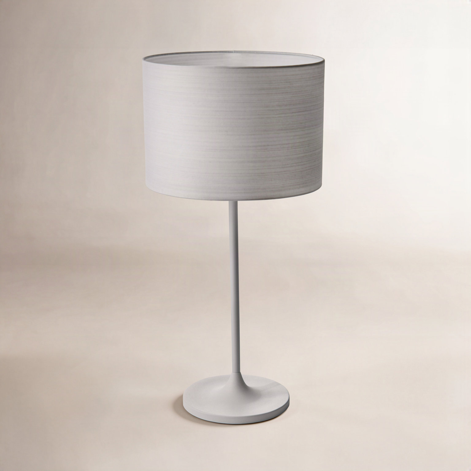 California Bedside Lamp, White, Gray