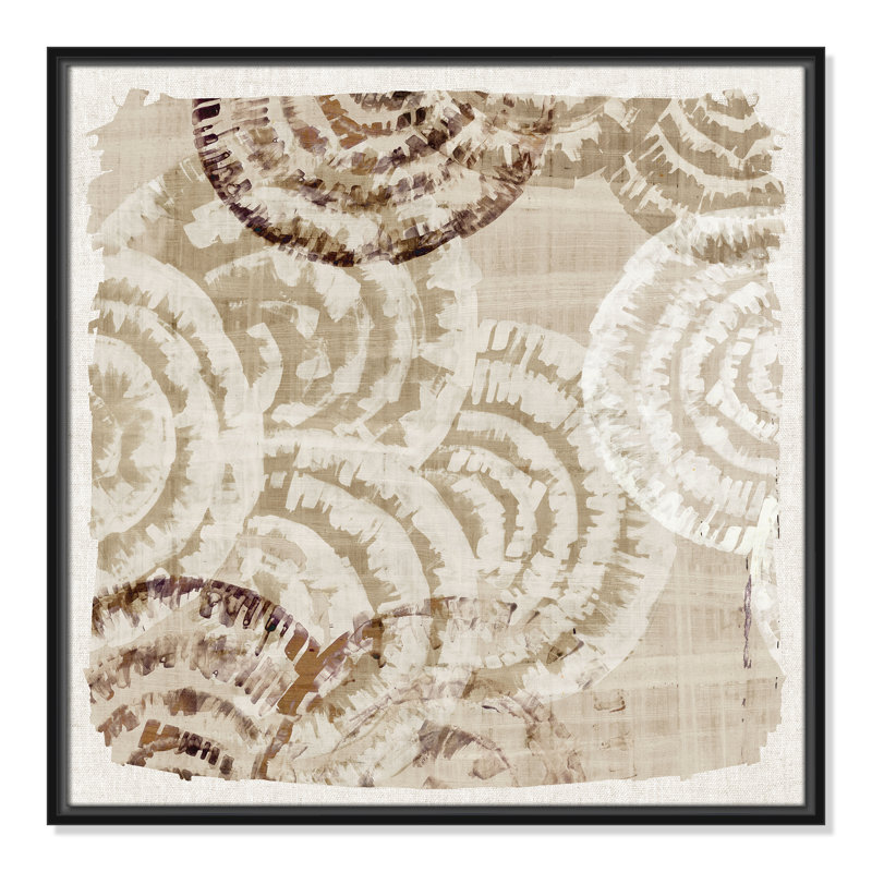 Motif Whicker II par Eva Watts, H 25,5 po x l 25,5 po, Noir